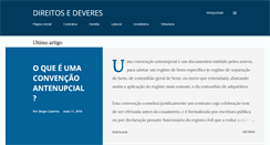 Desktop Screenshot of direitosedeveres.org